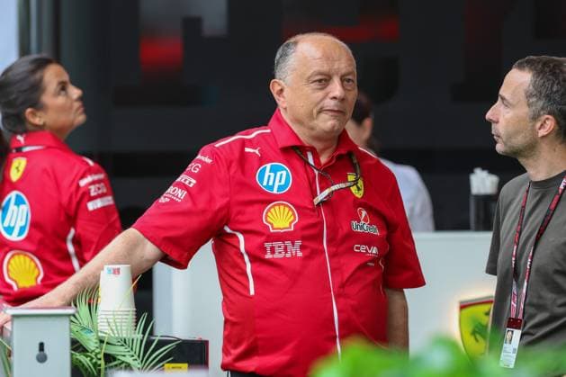 Motorsport Engineer Frederic Vasseur Scuderia Ferrari HP , Grand Prix of Miami, Motorsport, Men, Formula 1, Sprint, 03 05 2025 Miami Florida USA Copyright: xkolbert-press ChristianxKolbertx