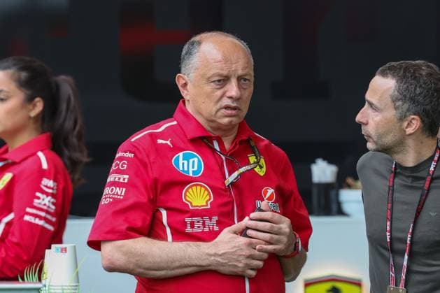 Motorsport Engineer Frederic Vasseur Scuderia Ferrari HP , Grand Prix of Miami, Motorsport, Men, Formula 1, Sprint, 03 05 2025 Miami Florida USA Copyright: xkolbert-press ChristianxKolbertx