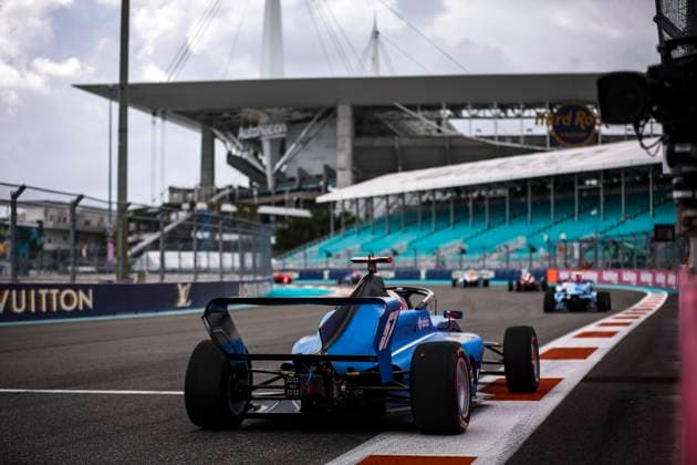 AUTO - F1 ACADEMY 2025 - MIAMI 57 BLOCK Lia (usa), ART Grand Prix, Tatuus F4-T421, action during the 3rd round of the 2025 F1 Academy Championship from May 2 to 4, 2025 on the Miami International Autodrome, in Miami Gardens, Florida, United States of America - Miami GardensUnited States  Copyright: xEricxAlonsox