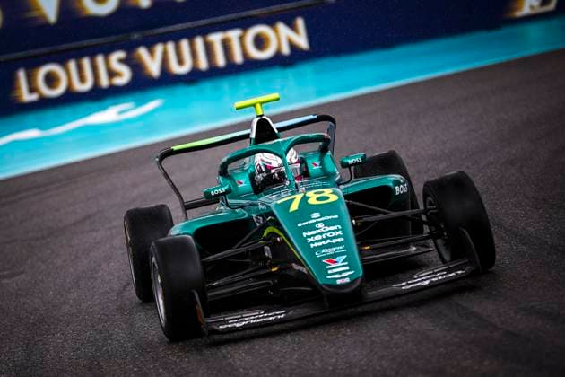 AUTO - F1 ACADEMY 2025 - MIAMI 78 HAUSMANN Tina (swi), Prema Racing, Supporter by Aston Martin, Tatuus F4-T421, action during the 3rd round of the 2025 F1 Academy Championship from May 2 to 4, 2025 on the Miami International Autodrome, in Miami Gardens, Florida, United States of America - Miami GardensUnited States  Copyright: xEricxAlonsox