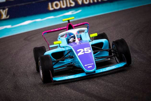 AUTO - F1 ACADEMY 2025 - MIAMI 25 CICONTE Joanne (Austin), MP Motorsport, Tatuus F4-T421, action during the 3rd round of the 2025 F1 Academy Championship from May 2 to 4, 2025 on the Miami International Autodrome, in Miami Gardens, Florida, United States of America - Miami GardensUnited States  Copyright: xEricxAlonsox