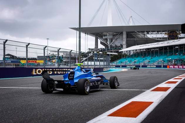 AUTO - F1 ACADEMY 2025 - MIAMI 90 DOBSON Aya (usa), Hightech TGR, supported by Morgan Stanley, Tatuus F4-T421, action during the 3rd round of the 2025 F1 Academy Championship from May 2 to 4, 2025 on the Miami International Autodrome, in Miami Gardens, Florida, United States of America - Miami GardensUnited States  Copyright: xEricxAlonsox