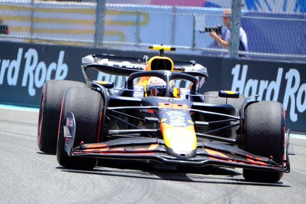 May 3, 2025, Miami, Fl, USA: May 2, 2025: Max Verstappen 1 during the 2025 Formula 1 Crypto.com Miami Grand Prix at the Miami International Autodrome. Jason Pohuski BMR Miami USA - ZUMAb241 20250503_zsa_b241_129 Copyright: xJasonxPohuskix xBmrxMediax
