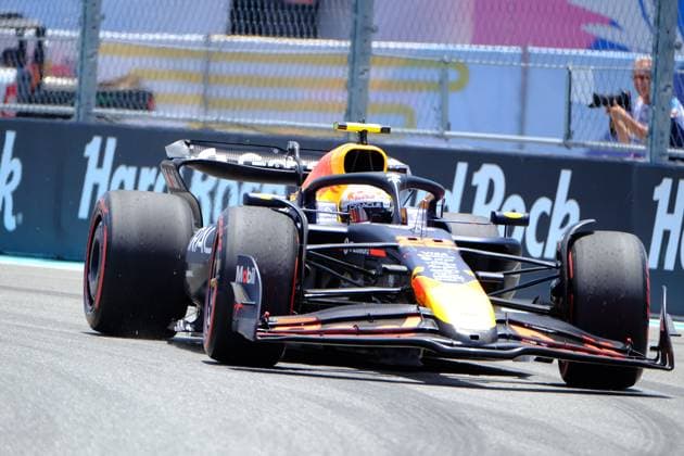 May 3, 2025, Miami, Fl, USA: May 2, 2025: Max Verstappen 1 during the 2025 Formula 1 Crypto.com Miami Grand Prix at the Miami International Autodrome. Jason Pohuski BMR Miami USA - ZUMAb241 20250503_zsa_b241_119 Copyright: xJasonxPohuskix xBmrxMediax