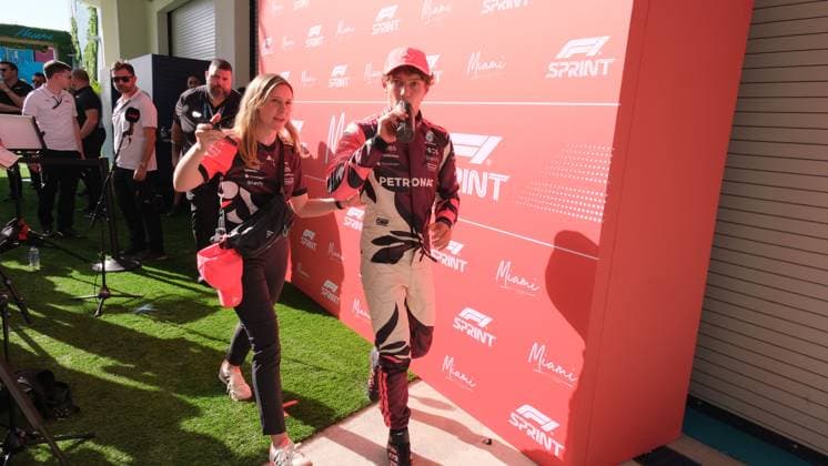 May 3, 2025, Miami, Fl, USA: May 2, 2025: Andrea Antonelli 12 during the 2025 Formula 1 Crypto.com Miami Grand Prix at the Miami International Autodrome. Jason Pohuski BMR Miami USA - ZUMAb241 20250503_zsa_b241_104 Copyright: xJasonxPohuskix xBmrxMediax