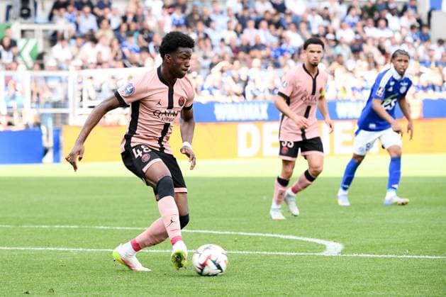 RC Strasbourg Alsace v Paris Saint-Germain - Ligue 1 McDonald s 2024 2025 48 Axel TAPE (psg) during the Ligue 1 McDonald s match between Strasbourg and Paris at Stade de la Meinau on May 3, 2025 in Strasbourg, France. Strasbourg France  Copyright: xFEPx 776314674