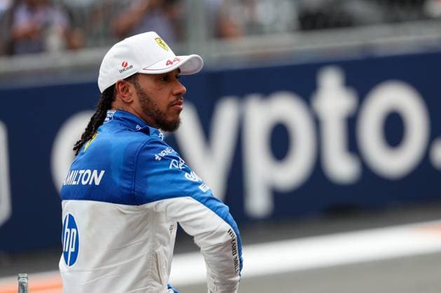 2nd place in Sprint, Lewis Hamilton Scuderia Ferrari HP , Grand Prix of Miami, Motorsport, Men, Formula 1, Sprint, 03 05 2025 Miami Florida USA Copyright: xkolbert-press ChristianxKolbertx