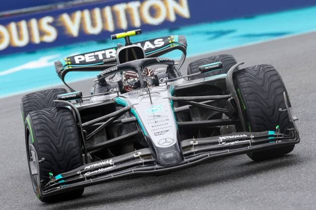 Kimi Antonelli Mercedes AMG Petronas , Grand Prix of Miami, Motorsport, Men, Formula 1, Sprint, 03 05 2025 Miami Florida USA Copyright: xkolbert-press ChristianxKolbertx
