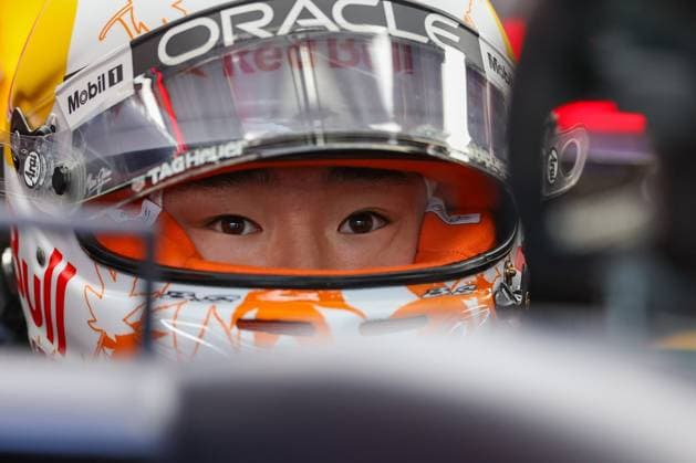 Yuki Tsunoda Oracle Red Bull Racing in the pits before the sprint, Grand Prix of Miami, Motorsport, Men, Formula 1, Sprint, 03 05 2025 Miami Florida USA Copyright: xkolbert-press ChristianxKolbertx