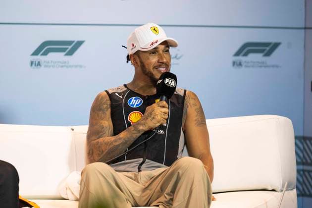 Sport Bilder des Tages F1 - MIAMI GRAND PRIX 2025 HAMILTON Lewis (gbr), Scuderia Ferrari SF-25, portrait during the Formula 1 Crypto.com Miami Grand Prix 2025, 6th round of the 2025 FIA Formula One World Championship, WM, Weltmeisterschaft from May 2 to 4, 2025 on the Miami International Autodrome, in Miami Gardens, Florida, United States of America - Miami GardensUnited States  Copyright: xCharlyxLopezx