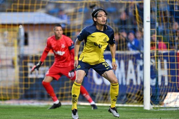 250503 Royale Union Saint-Gilloise vs KRC Genk Koki Machida (28) of Union pictured during the Jupiler Pro League season 2024 - 2025 matchday 37 between Royale Union Saint-Gilloise and KRC Genk on May 3 , 2025 in Saint-Gilles - Vorst, Belgium. (Photo by David Catry Isosport) Saint-Gilles - Vorst Belgium  Copyright: xDavidxCatryx 20250503DC2_6455