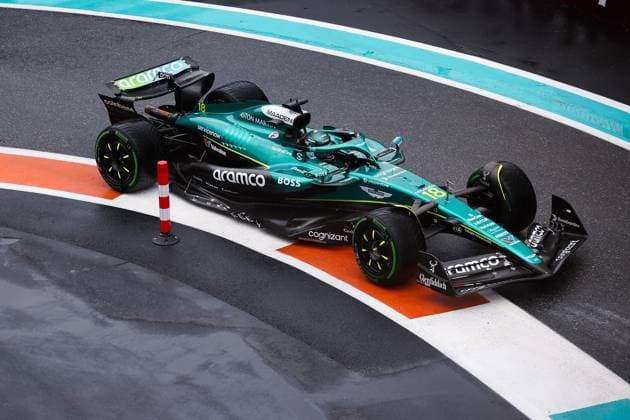 F1 - MIAMI GRAND PRIX 2025 18 STROLL Lance (can), Aston Martin F1 Team AMR25, action during the Formula 1 Crypto.com Miami Grand Prix 2025, 6th round of the 2025 FIA Formula One World Championship, WM, Weltmeisterschaft from May 2 to 4, 2025 on the Miami International Autodrome, in Miami Gardens, Florida, United States of America - Miami GardensUnited States  Copyright: xEricxAlonsox