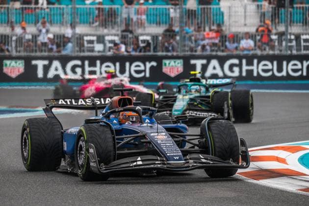 Alexander Albon Atlassian Williams Racing, Thailand, 23 USA, Formula 1 World Championship, Crypto com Miami Grand Prix, Miami International Autodrome, 2025 season, 03 05 2025 USA, Formula 1 World Championship, Crypto com Miami Grand Prix, Miami International Autodrome, 2025 season, 03 05 2025 Miami Copyright: xEibner-Pressefoto MaevaxBurillox EP_MBO