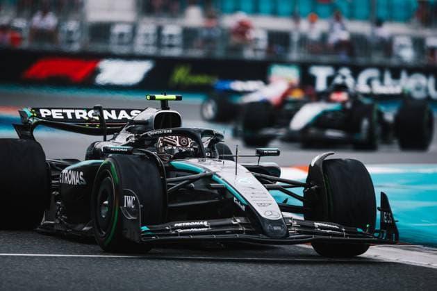 F1 - MIAMI GRAND PRIX 2025 12 KIMI ANTONELLI Andrea (ita), Mercedes AMG F1 Team W16, action during the Formula 1 Crypto.com Miami Grand Prix 2025, 6th round of the 2025 FIA Formula One World Championship, WM, Weltmeisterschaft from May 2 to 4, 2025 on the Miami International Autodrome, in Miami Gardens, Florida, United States of America - Miami GardensUnited States  Copyright: xANTONINxVINCENTx