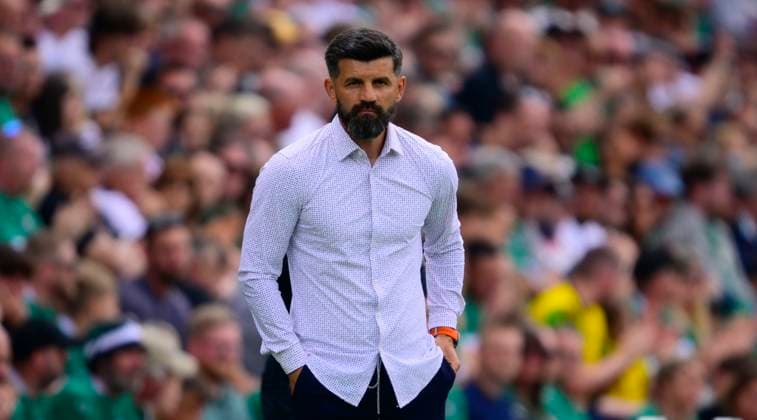 Plymouth Argyle v Leeds United, Plymouth, UK - 3 May 2025 Miron Muslic, Manager of Plymouth Argyle during the Championship match between Plymouth Argyle and Leeds United on 3rd May 2025, Home Park, Plymouth, Devon - Plymouth Home Park Devon England Copyright: xPhilxMingo PPAUKx PPA-186798