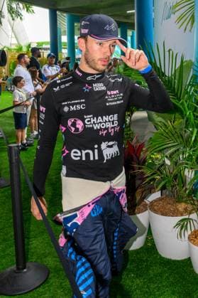 3rd May 2025; Miami International Autodrome, Miami, Florida, USA; Formula 1 Crypto.com Miami Grand Prix 2025; Sprint Race during Qualifying Day; BWT Alpine driver Pierre Gasly of France in the paddock after the Sprint race.  ActionPlus12781895 DouglasxMurray