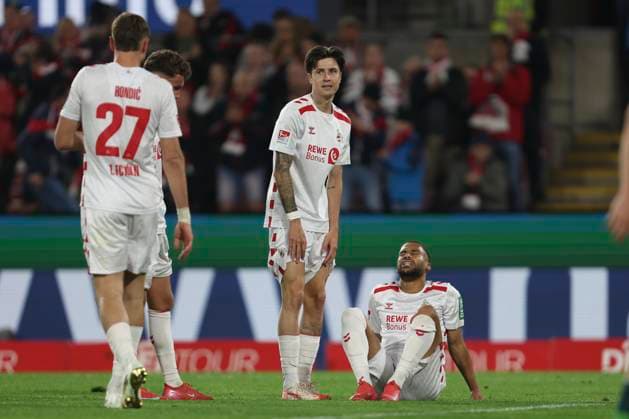 Linton Maina 1 FC Koeln is injured on the ground during the 2 Bundesliga match between 1 FC Köln and Jahn Regensburg at RheinEnergieStadion on May 03, 2025 in Cologne, Germany Photo by Oliver Kaelke DeFodi Images Linton Maina 1 FC Koeln injured on the ground during the 2 Bundesliga match between 1 FC Köln and Jahn Regensburg at RheinEnergieStadion on May 3, 2025 in Cologne, Germany Photo by Oliver Kaelke DeFodi Images DFB DFL REGULATIONS PROHIBIT ANY USE OF PHOTOGRAPHS AS IMAGE SEQUENCES AND OR QUASI VIDEO Photo by Oliver Kaelke DeFodi Images