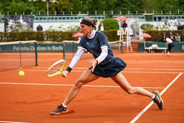 By Deichmann, Kathinka LIE GW Luitpoldpark München , 1 Bundesliga Damen LTTC Rot Weiß vs GW Luitpoldpark München, Berlin, LTTC Rot Weiß , 04 05 2025, Copyright: xClaudioxGärtnerx