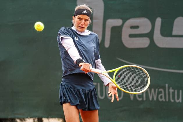 By Deichmann, Kathinka LIE GW Luitpoldpark München , 1 Bundesliga Damen LTTC Rot Weiß vs GW Luitpoldpark München, Berlin, LTTC Rot Weiß , 04 05 2025, Copyright: xClaudioxGärtnerx
