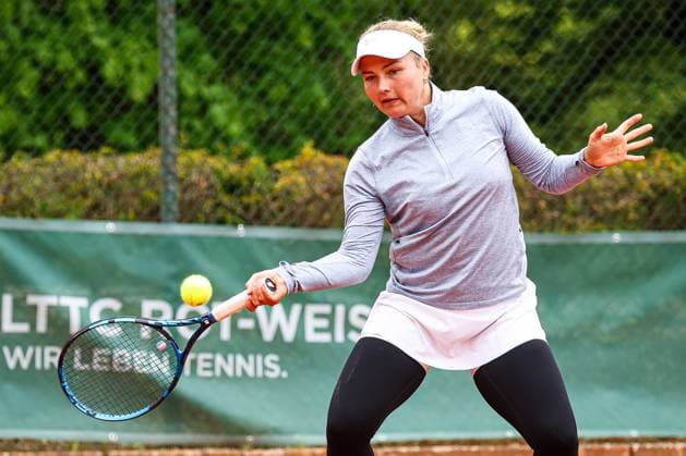 Duerst, Jenny SUI LTTC Rot Weiß , 1 Bundesliga Damen LTTC Rot Weiß vs GW Luitpoldpark München, Berlin, LTTC Rot Weiß , 04 05 2025, Copyright: xClaudioxGärtnerx