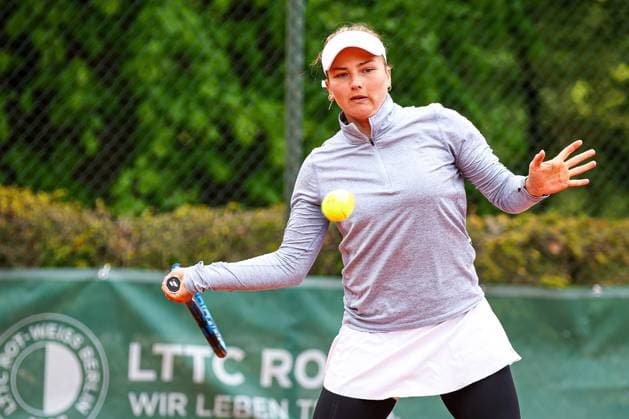 Duerst, Jenny SUI LTTC Rot Weiß , 1 Bundesliga Damen LTTC Rot Weiß vs GW Luitpoldpark München, Berlin, LTTC Rot Weiß , 04 05 2025, Copyright: xClaudioxGärtnerx