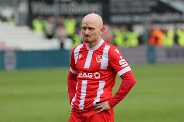 23 Maximilian Krauß Energie Cottbus disappointed after defeat Football 3 Liga 2024 2025 FC Energie Cottbus SV Waldhof Mannheim