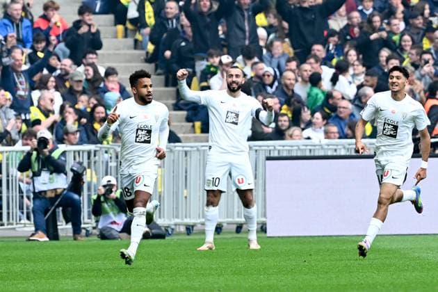 FC Nantes v Angers SCO - Ligue 1 MCDonald s 2024 2025 18 Jim ALLEVINAH (sco) during the Ligue 1 MCDonald s match between Nantes and Angers at Beaujoire Stadium on May 4, 2025 in Nantes, France. Nantes France  Copyright: xFEPx 776316596