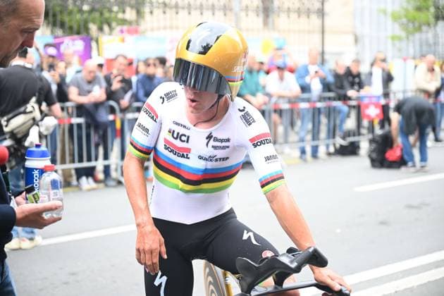04-05-2025 Tour De Romandie; Tappa 05 Geneve; 2025, Soudal - Quick Step; Evenepoel, Remco; Geneve; 