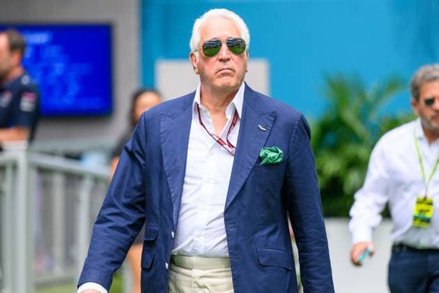 4th May 2025; Miami International Autodrome, Miami, Florida, USA; Formula 1 Crypto.com Miami Grand Prix 2025; Race Day; Aston Martin F1 Team Lawrence Stroll walks in the Team Village.  ActionPlus12782394 DouglasxMurray
