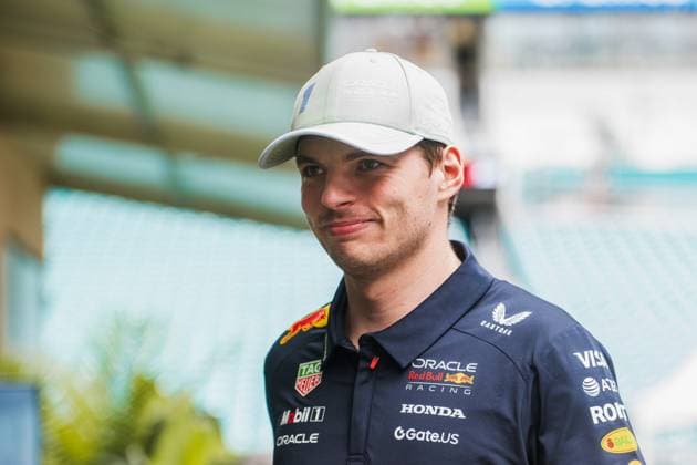 Max Verstappen Oracle Red Bull Racing, Netherlands, 01 USA, Formula 1 World Championship, Crypto com Miami Grand Prix, Miami International Autodrome, 2025 season, 04 05 2025 USA, Formula 1 World Championship, Crypto com Miami Grand Prix, Miami International Autodrome, 2025 season, 04 05 2025 Miami Copyright: xEibner-Pressefoto MaëvaxBurillox EP_MBO
