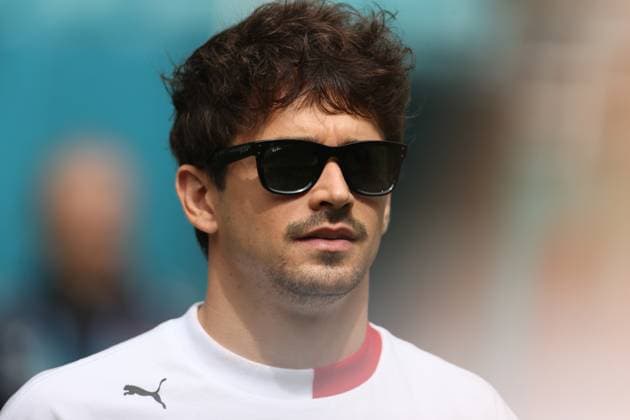 F1 Grand Prix Of Miami - Race Day Arrivals Charles Leclerc arrives at the Miami International Autodrome in Miami, Florida, for the Formula 1 Crypto.com Miami Grand Prix. Miami, Florida Florida United States  Copyright: xReginaldxMathalonex originalFilename:mathalone-notitle250504_npwmR.jpg