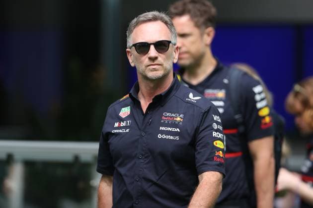 F1 Grand Prix Of Miami - Race Day Arrivals Christian Horner arrives at the Miami International Autodrome in Miami, Florida, for the Formula 1 Crypto.com Miami Grand Prix. Miami, Florida Florida United States  Copyright: xReginaldxMathalonex originalFilename:mathalone-notitle250504_npdTW.jpg