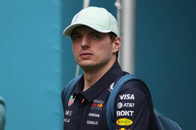 F1 Grand Prix Of Miami - Race Day Arrivals Max Verstappen arrives at the Miami International Autodrome in Miami, Florida, for the Formula 1 Crypto.com Miami Grand Prix. Miami, Florida Florida United States  Copyright: xReginaldxMathalonex originalFilename:mathalone-notitle250504_npkvG.jpg