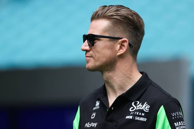 F1 Grand Prix Of Miami - Race Day Arrivals Niko Hulkenberg arrives at the Miami International Autodrome in Miami, Florida, for the Formula 1 Crypto.com Miami Grand Prix. Miami, Florida Florida United States  Copyright: xReginaldxMathalonex originalFilename:mathalone-notitle250504_npsqI.jpg