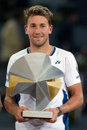 Casper Ruud, Norway, celebrates the victory in Madrid Open Tennis 2025 Final match. May 4, 2025. (20250504234)