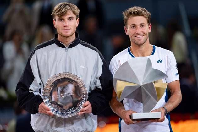 Tennis, ATP tournament in Madrid, Final, Ruud - Draper