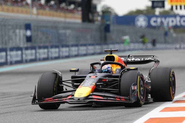 Max Verstappen Oracle Red Bull Racing , Grand Prix of Miami, Motorsport, Men, Formula 1, Race, 04 05 2025 Miami Florida USA Copyright: xkolbert-press ChristianxKolbertx