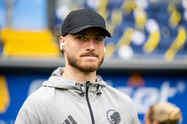 Broendby IF v FC Copenhagen, 3F Superliga football, Broendby, Denmark Broendby, Denmark. 04th, May 2025. Goalkeeper Diant Ramaj of FC Copenhagen arrives at the stadium before the 3F Superliga match between Broendby IF and FC Copenhagen at Brondby Stadion in Brondby. Denmark, Brondby  Copyright: xGonzalesxPhoto TobiasxJorgensenx