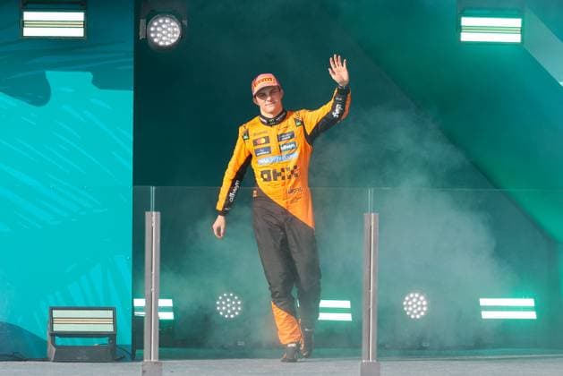 Winner, Winner, Oscar Piastri McLaren Formula 1 Team , Grand Prix of Miami, Motorsport, Men, Formula 1, Race, 04 05 2025 Miami Florida USA Copyright: xkolbert-press ChristianxKolbertx