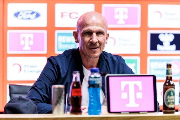 2 Fußball Bundesliga 1 FC Köln SSV Jahn Regensburg 03 05 2025 Gerhard Struber Coach 1 FC Köln during the press conference 2 Fußball Bundesliga, 1 FC Köln SSV Jahn Regensburg, Köln, Rheinenergiestadion am 03 05 2025 DFL REGULATIONS PROHIBIT ANY USE OF PHOTOGRAPHS AS IMAGE SEQUENCES AND OR QUASI VIDEO Copyright: xBEAUTIFULxSPORTS Wunderlx