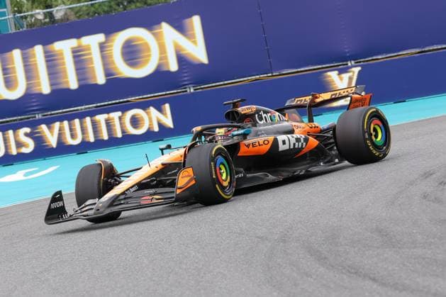 Oscar Piastri McLaren Formula 1 Team , Grand Prix of Miami, Motorsport, Men, Formula 1, Race, 04 05 2025 Miami Florida USA Copyright: xkolbert-press ChristianxKolbertx