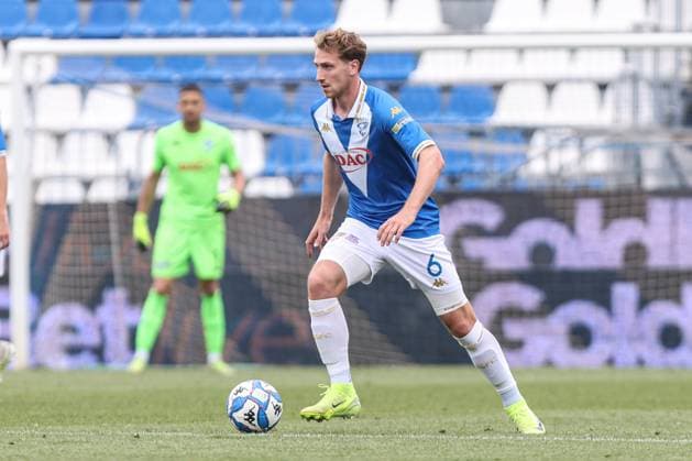 Matthias Verreth (Brescia Calcio) during the Serie Bkt match between Brescia and S.S. Juve Stabia at the Mario Rigamonti Stadium, Sunday, May. 4, 2025. Sports - Soccer.  Copyright: xStefanoxNicoli LaPressex