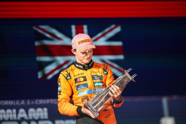 81 Oscar Piastri AUS, McLaren F1 Team , F1 Grand Prix of Miami at Miami International Autodrome on May 4, 2025 in Miami Gardens, United States of America Photo by HOCH ZWEI Miami Gardens United States of America