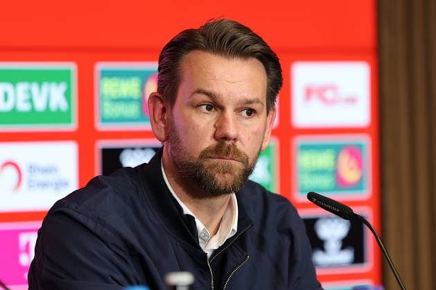 GER, 2 FBL, PK 1 FC Koeln, short-term coach presentation 05 05 2025, Rheinenergie Stadion, Koeln, GER, 2 FBL, PK 1 FC Koeln, short-term coach presentation , in the picture Thomas Kessler temporary managing director 1 FC Koeln , nordphotoxGmbHx xMeuter nph00351