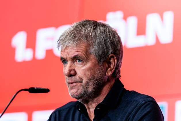 1 FC Köln Press Conference Presentation Friedhelm Funkel 05 05 2025 Friedhelm Funkel Head Coach, Coach 1 FC Köln Press Conference 1 FC Köln Presentation Friedhelm Funkel as new Head Coach Geissbockheim, 05 05 2025 Copyright: xBEAUTIFULxSPORTS Wunderlx