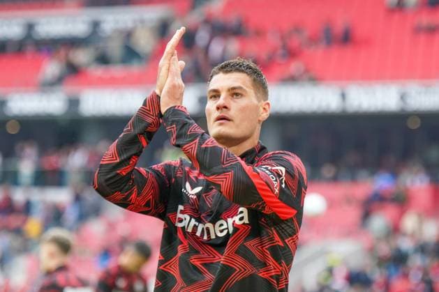 Germany, Soccer Bundesliga 2024 2025, Matchday 32 SC Freiburg vs Bayer 04 Leverkusen Europa Park Stadion Freiburg Patrik Schick Bayer Leverkusen, 14 Copyright: xJOERANxSTEINSIEKx