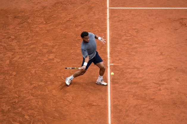 TENNIS : Open de Rome - 05 05 2025 May 5th, 2025 - Arthur Fils from France during a practice session in Rome with Matteo Arnaldi from Italy -  Copyright: xTristanxLapierrex