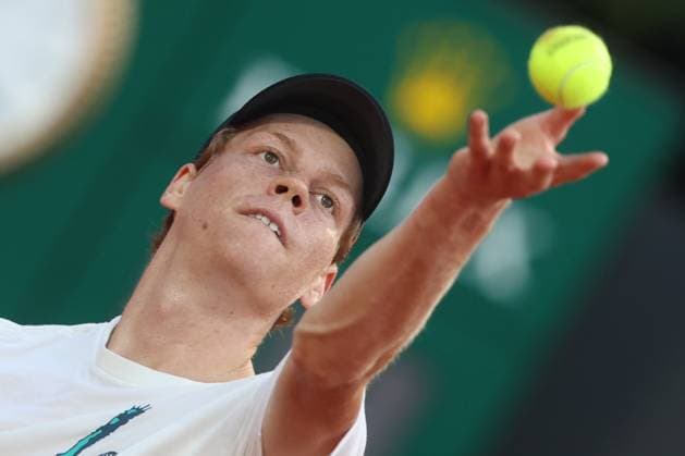 Tennis, Jannik Sinner first training session Rome italy 05.05.2025: First training session for Jannik Sinner, back after disqualification, at the 2025 Rome International Tennis Championships. Rome foro italico italy italy Copyright: xmarcoxiacobucci