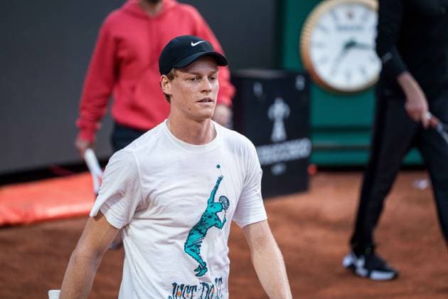 TENNIS : Open de Rome - 06 05 2025 May 5th, 2025 - Jannik Sinner from Italy during his practice in Rome against Jiri Lehecka from Czech Republic.  Copyright: xTristanxLapierrex