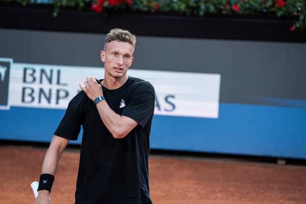 TENNIS : Open de Rome - 06 05 2025 May 5th, 2025 - Jiri Lehecka from Czech Republic during his practice in Rome with Jannik Sinner from Italy.  Copyright: xTristanxLapierrex